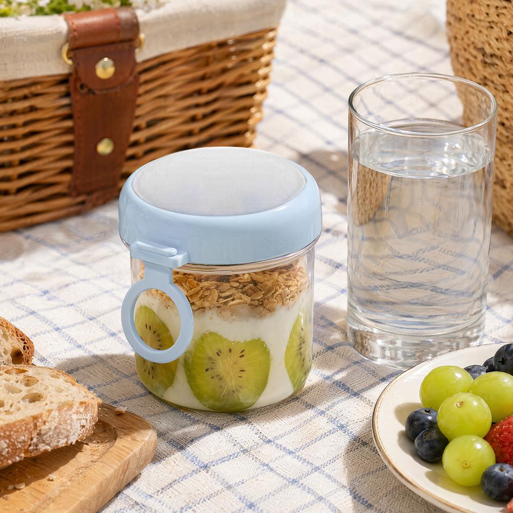Overnight Oat Jar - Overnight Oats Container Snack Storage Jar