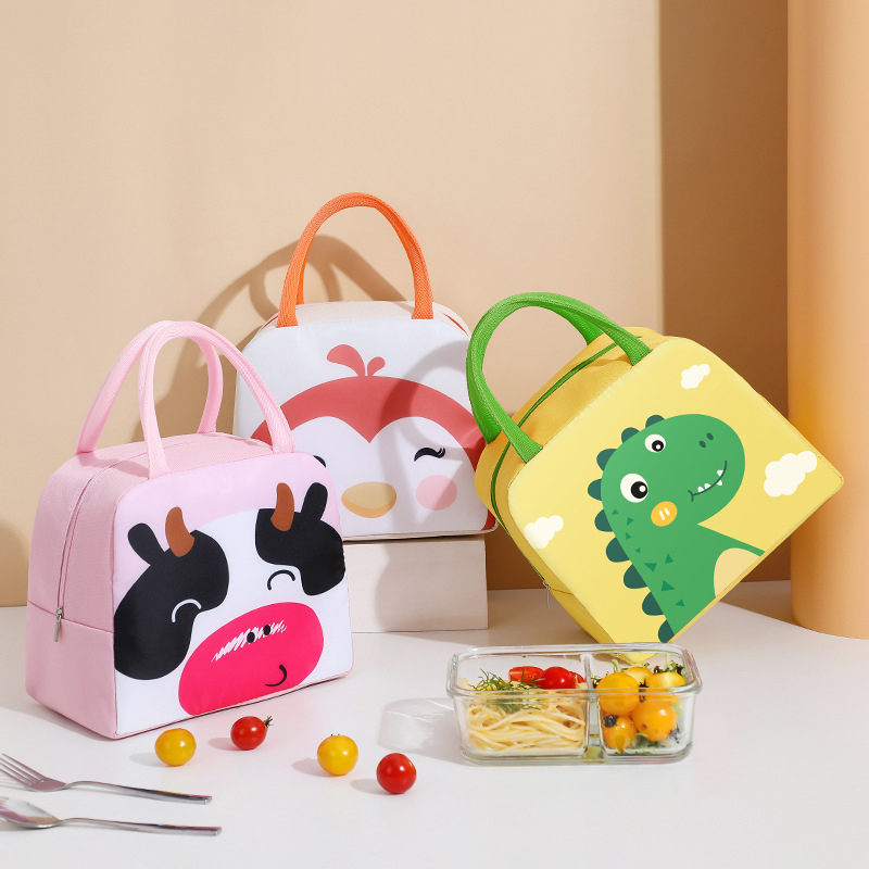Meal Prep Bag - Cartoon Cute Lunch Bag For Children