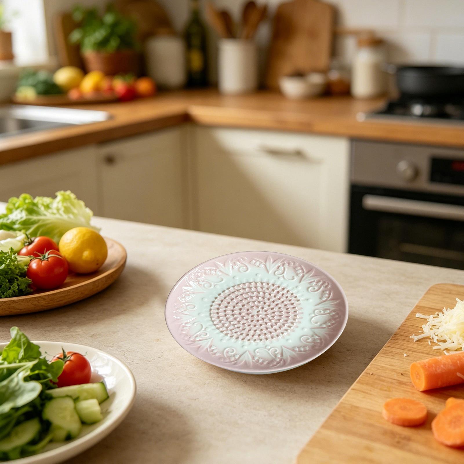 Ceramic Garlic Grater Plate Em - Meal Prep Manual recension och pris