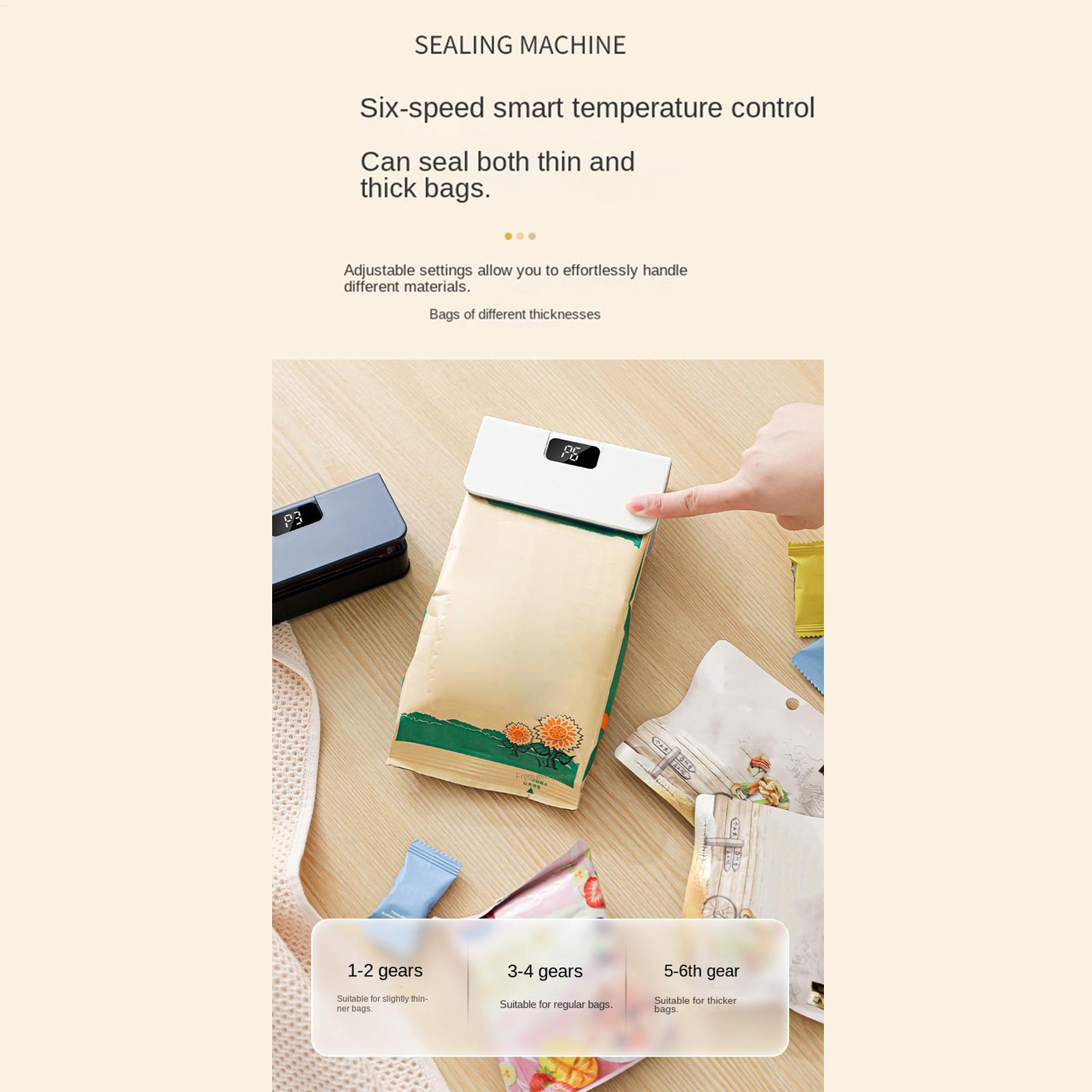 Mini Bag Resealer LED Display  - Meal Prep Bag recension och pris