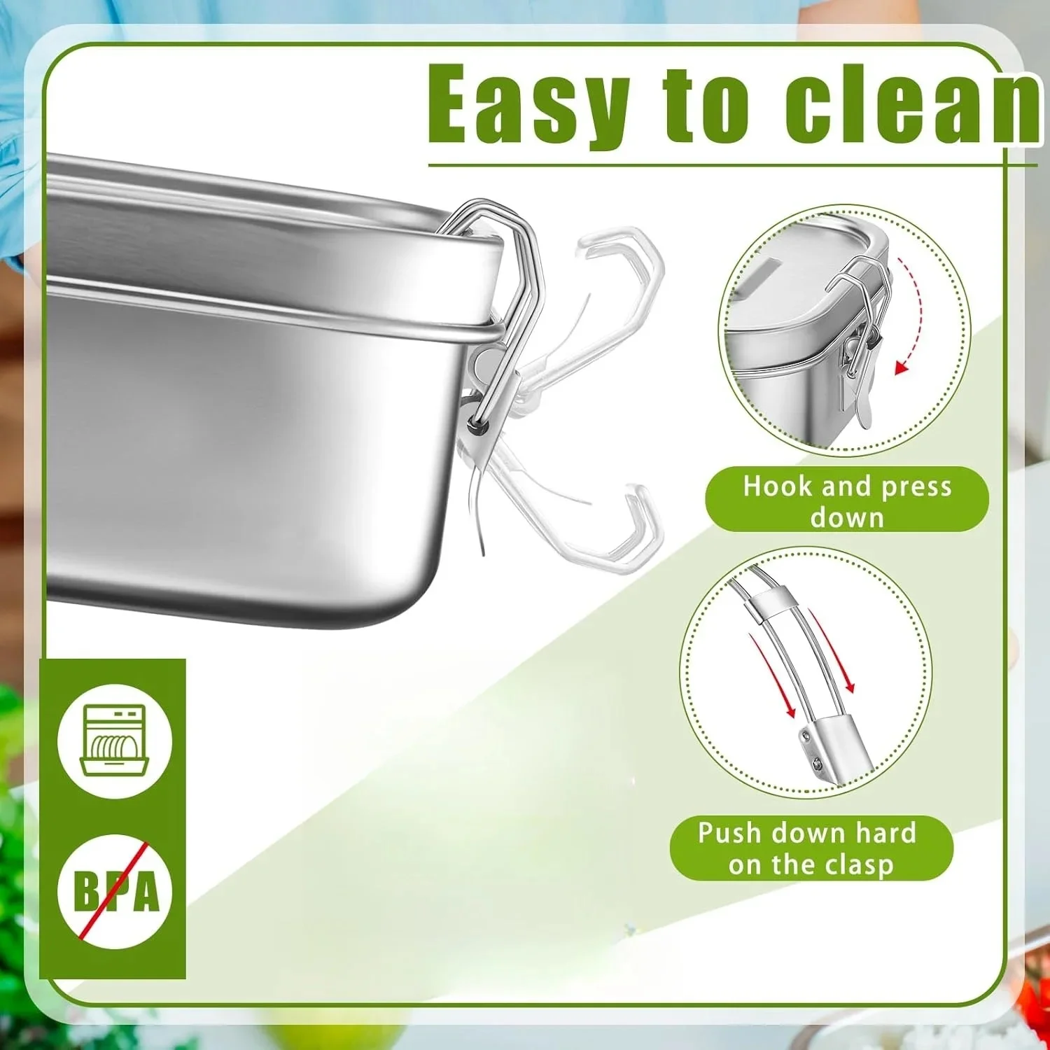 Stainless Steel Lunch Box for  - Meal Prep Box recension och pris