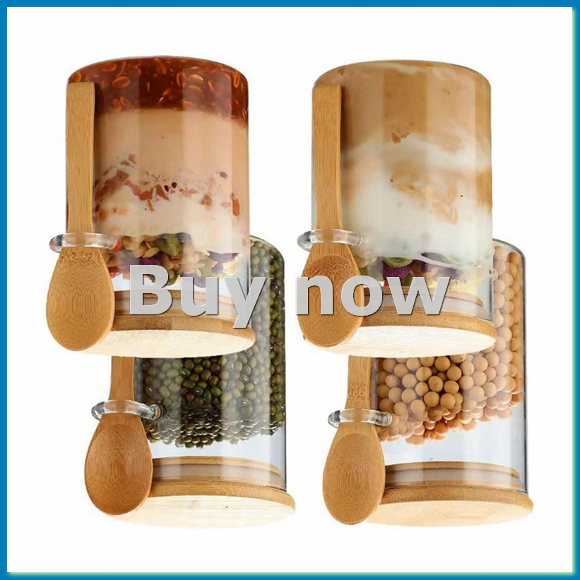 4 Pack Overnight Oats Glass Co - Overnight Oat Jar recension och pris