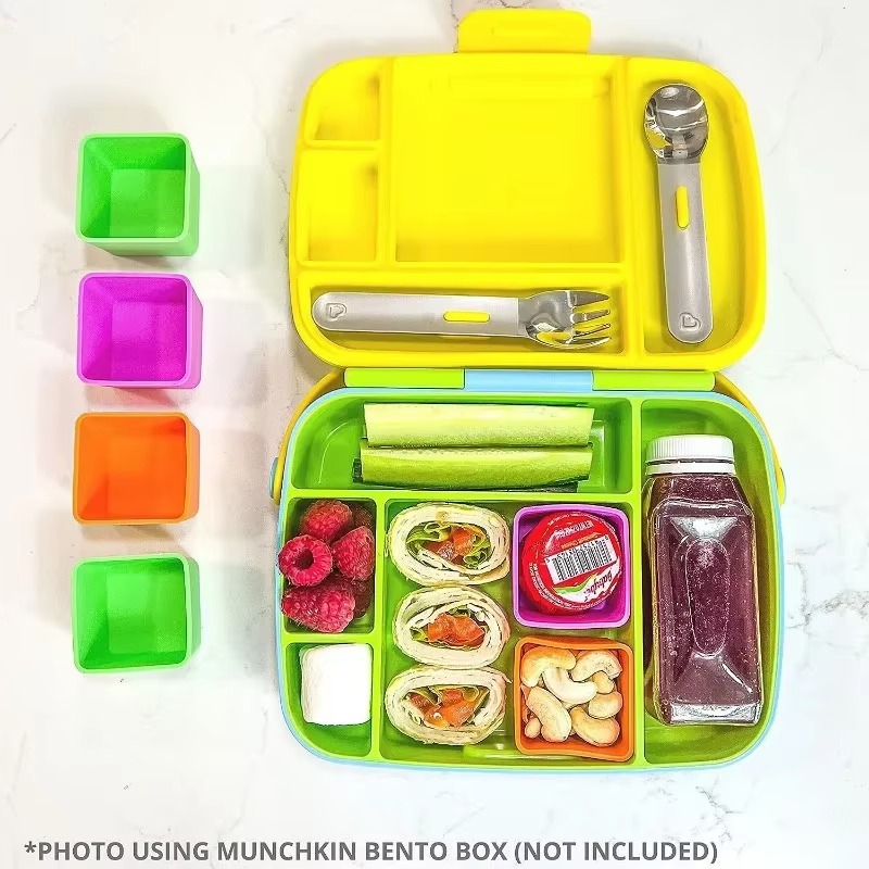 Silicone Food Box Dividers Bak - Meal Prep Box recension och pris