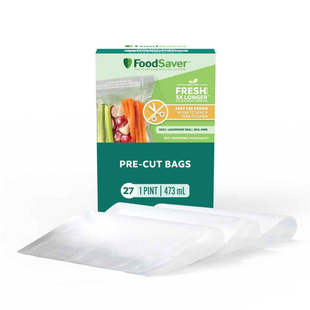 FoodSaver Pint Vacuum Seal Bag - Meal Prep Vacuum Seal recension och pris
