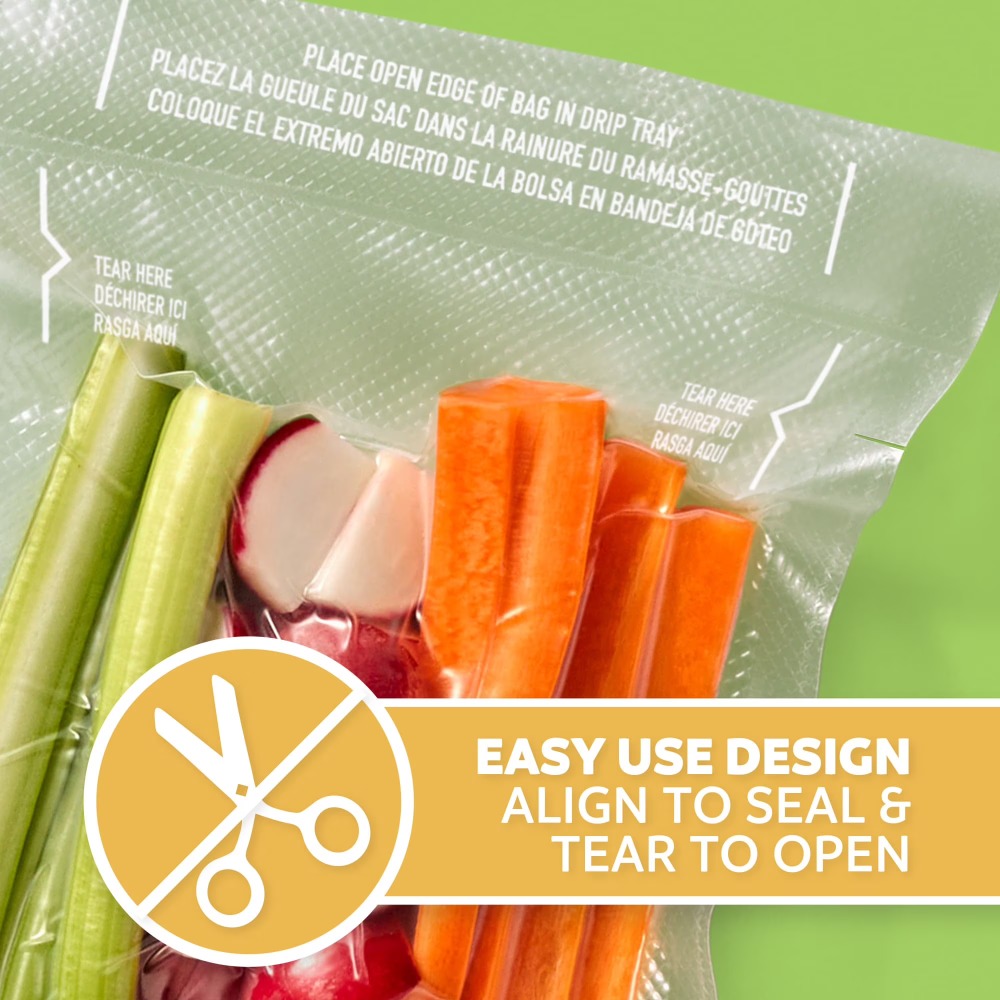 FoodSaver Pint Vacuum Seal Bag - Meal Prep Vacuum Seal recension och pris