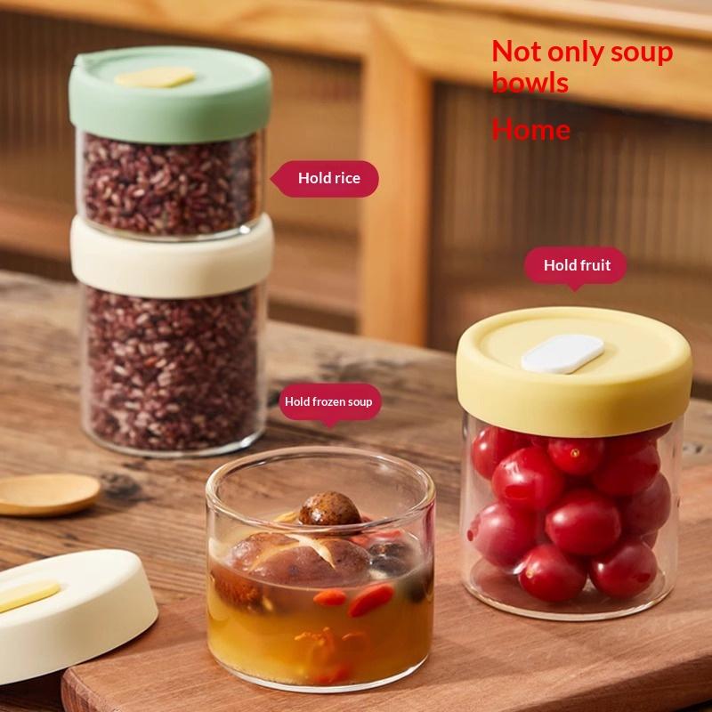Food Storage Jar With Sealed S - Meal Prep Juice Bottles recension och pris