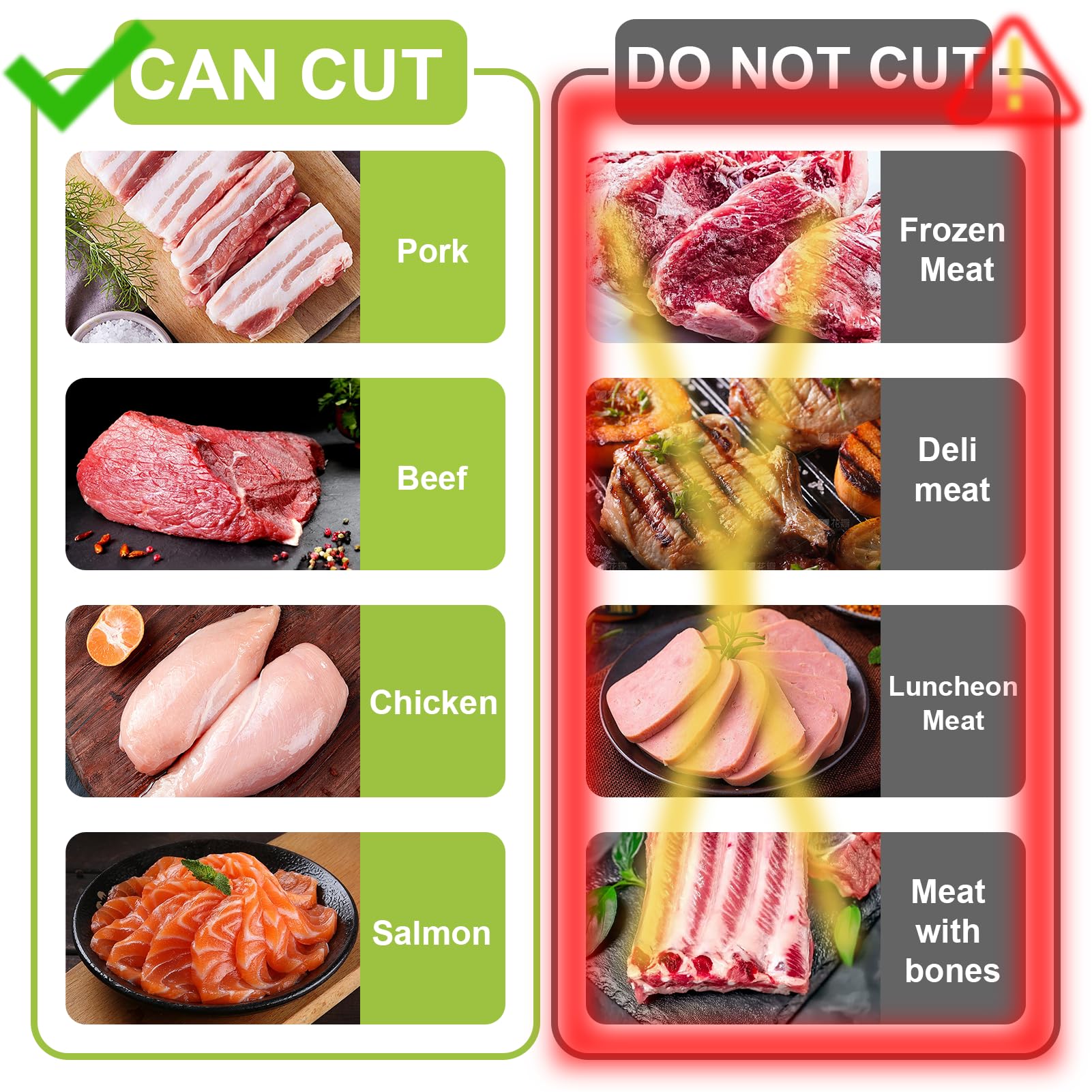 Fresh Meat Slicer Manual Cutte - Meal Prep Manual recension och pris
