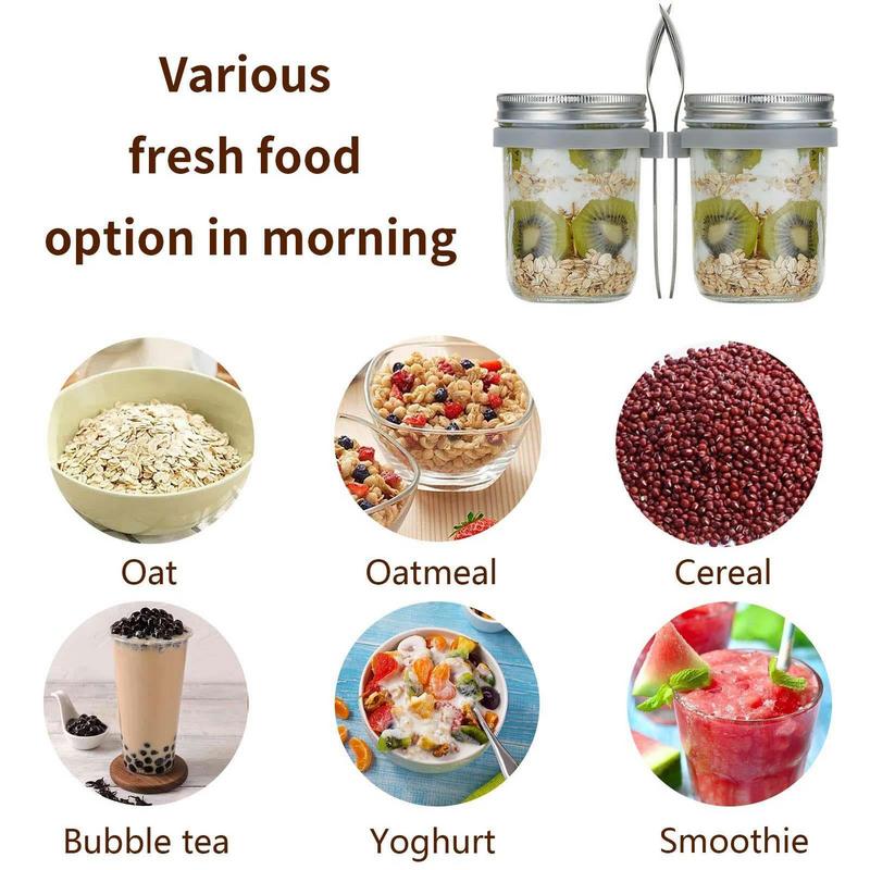 600ml Large Capacity Overnight - Overnight Oat Jar recension och pris