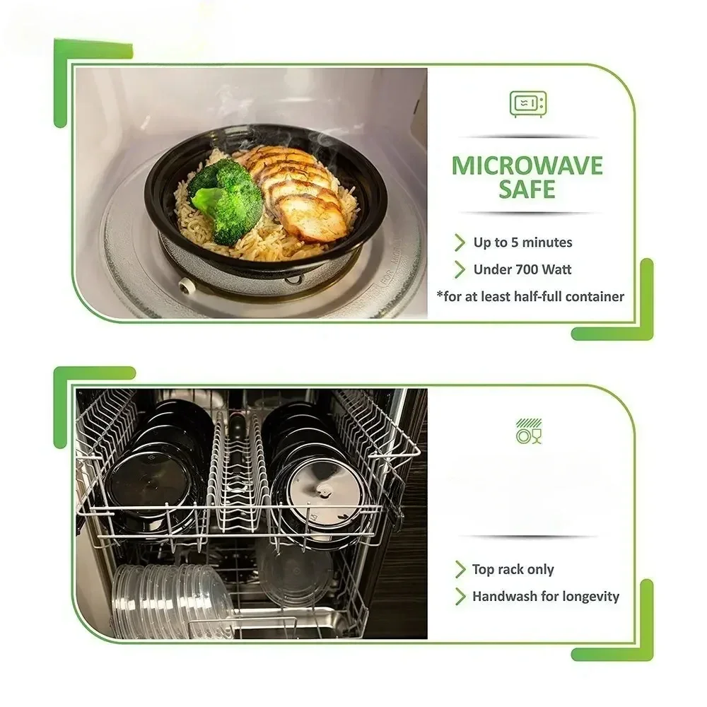 Meal Prep Containers Plastic F - Meal Prep Lunch recension och pris