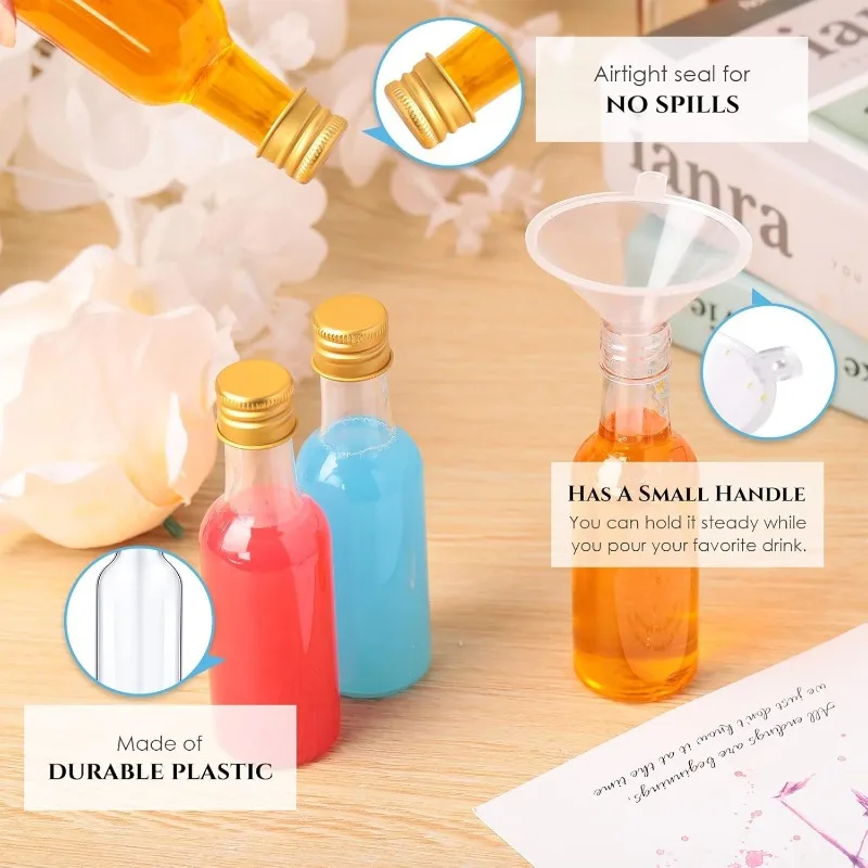 Mini Plastic Wine Bottle Suit  - Meal Prep Juice Bottles recension och pris