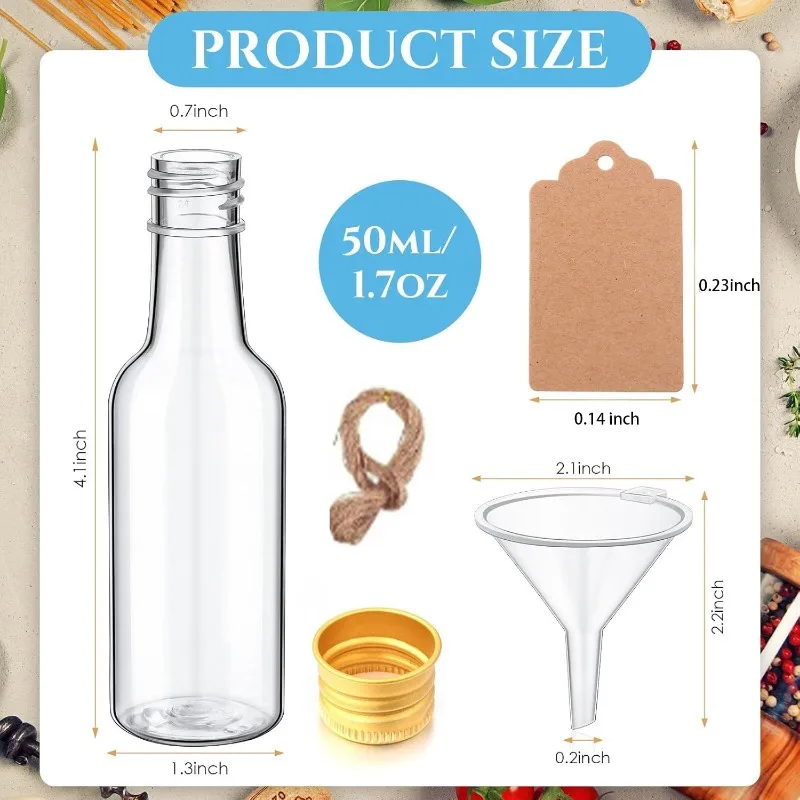 Mini Plastic Wine Bottle Suit  - Meal Prep Juice Bottles recension och pris