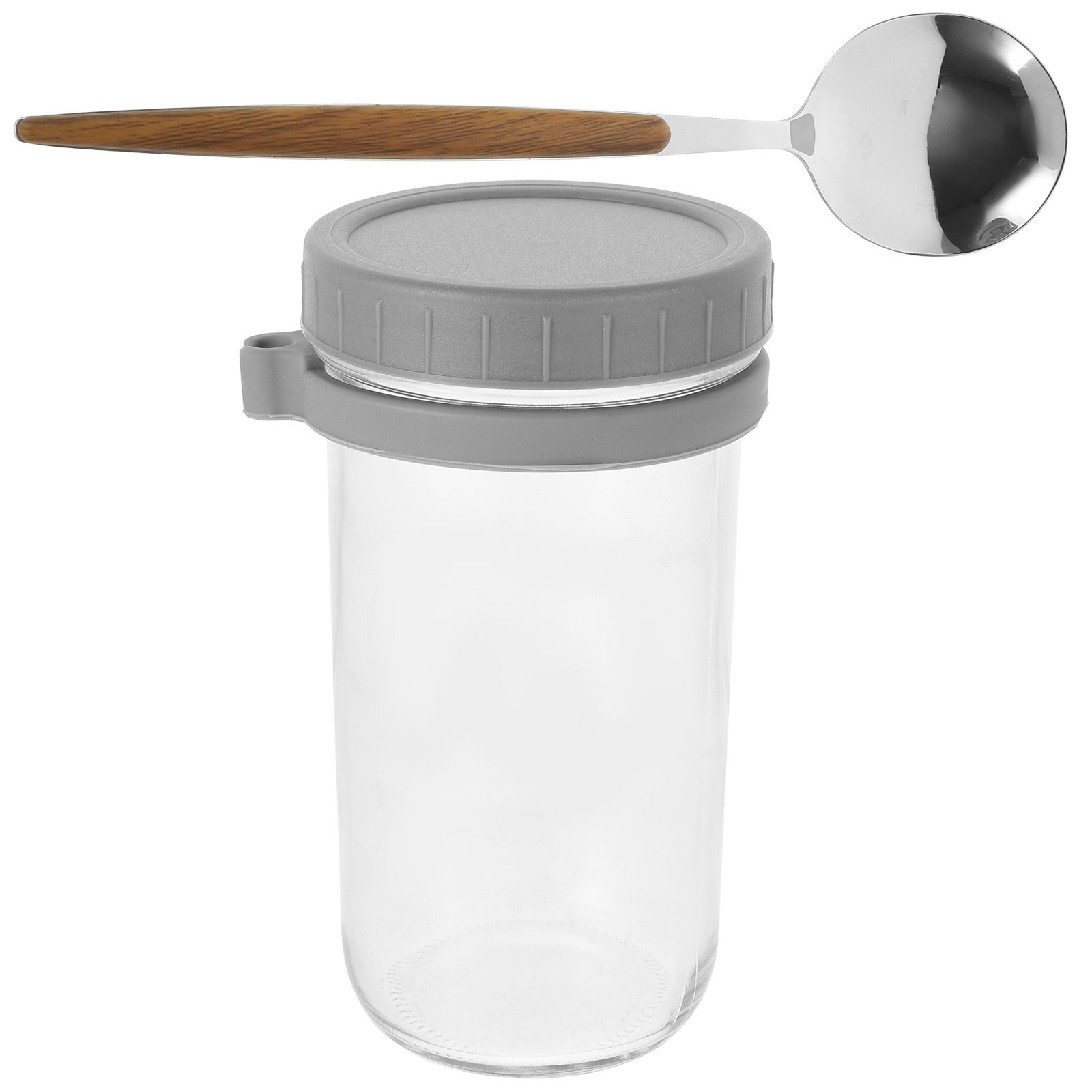 1Set Stylish Glass Sealed Cup  - Overnight Oat Jar recension och pris