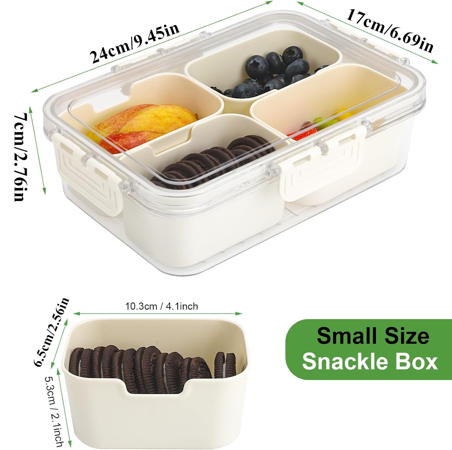 Portable Food Storage Box, Sna - Meal Prep Box recension och pris