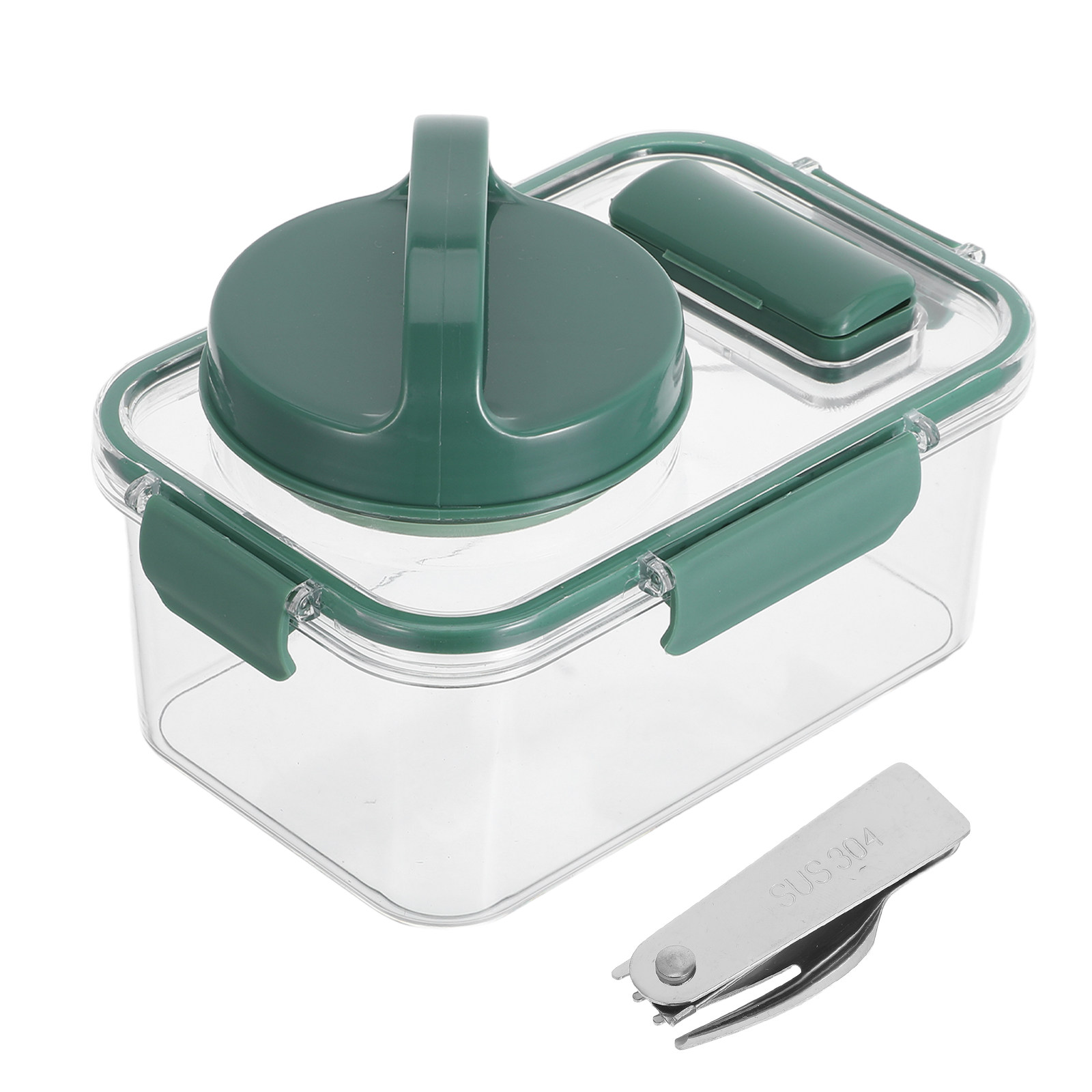 Salad Container with Dressing  - Meal Prep For Office recension och pris