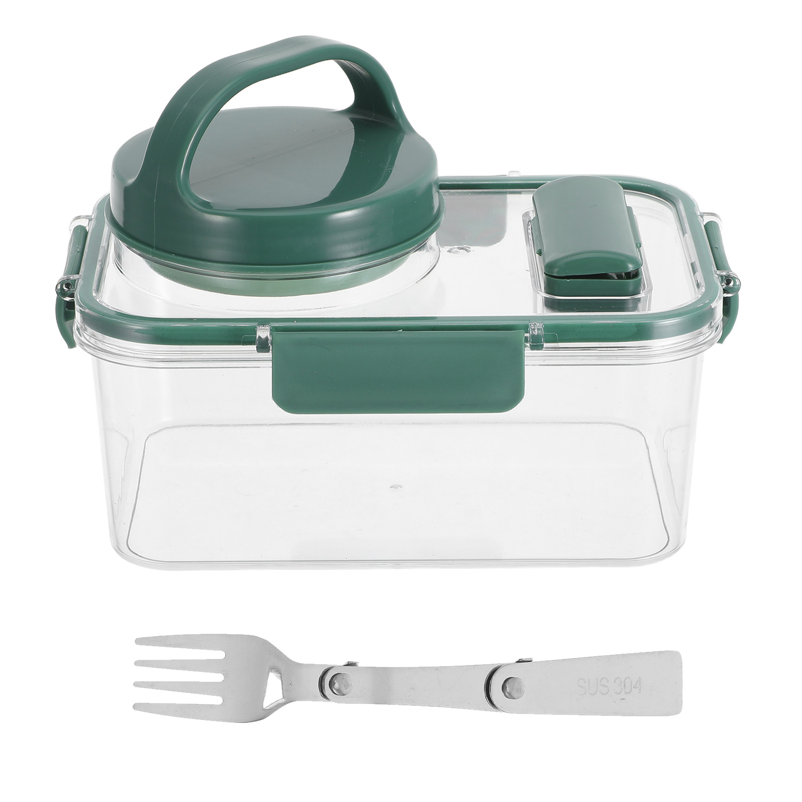 Salad Container with Dressing  - Meal Prep For Office recension och pris
