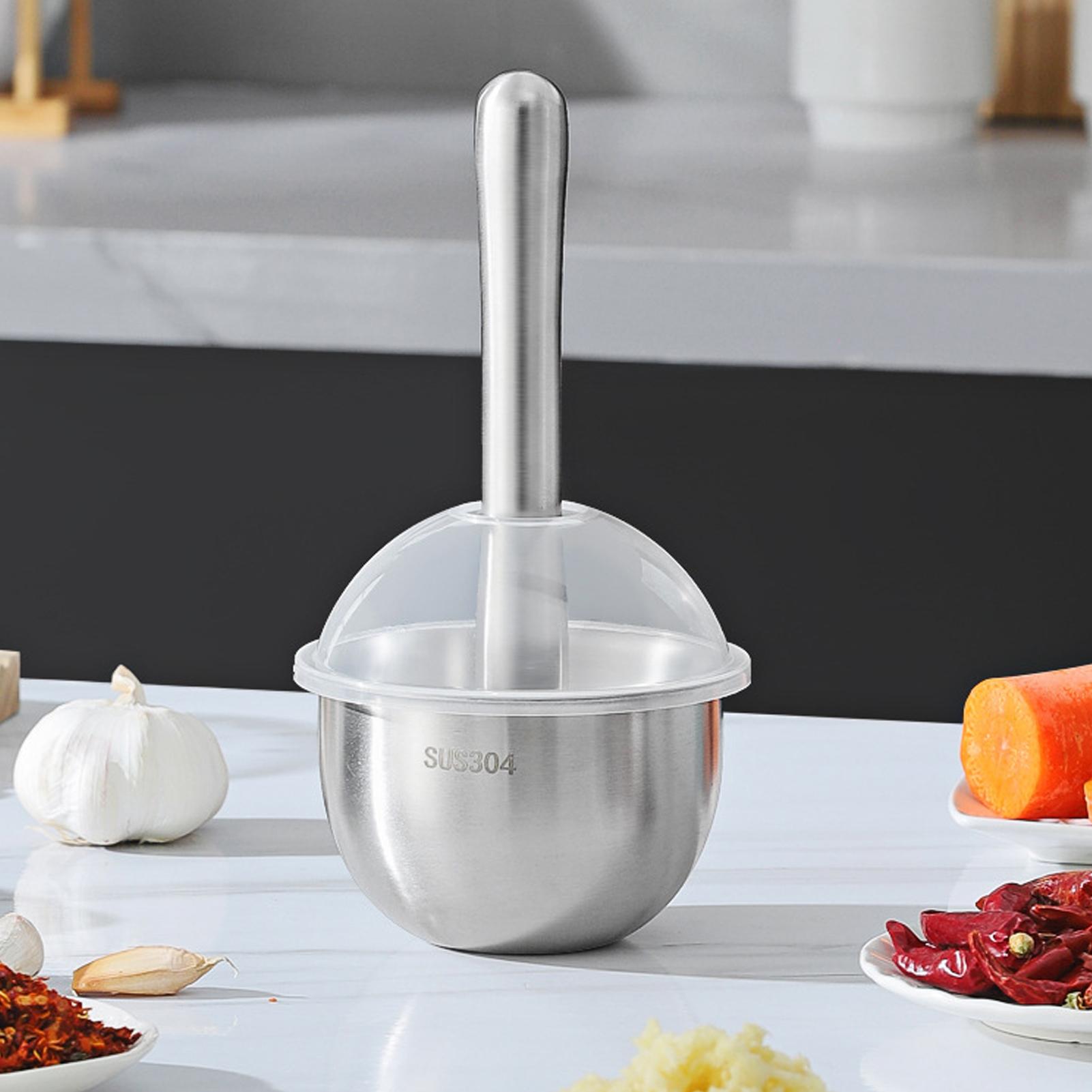 Garlic Crusher Stainless Steel - Meal Prep Manual recension och pris