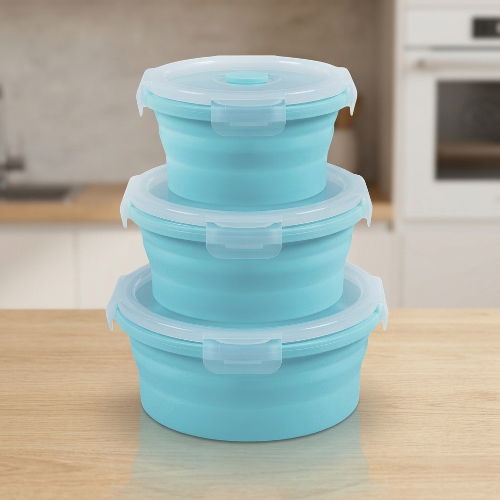 Elegant Lunch Boxes Collapsibl - Meal Prep For Office recension och pris