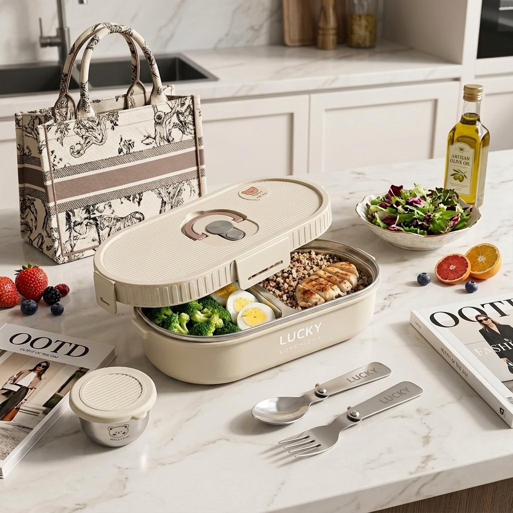 Microwavable 304 Stainless Ste - Meal Prep Box recension och pris