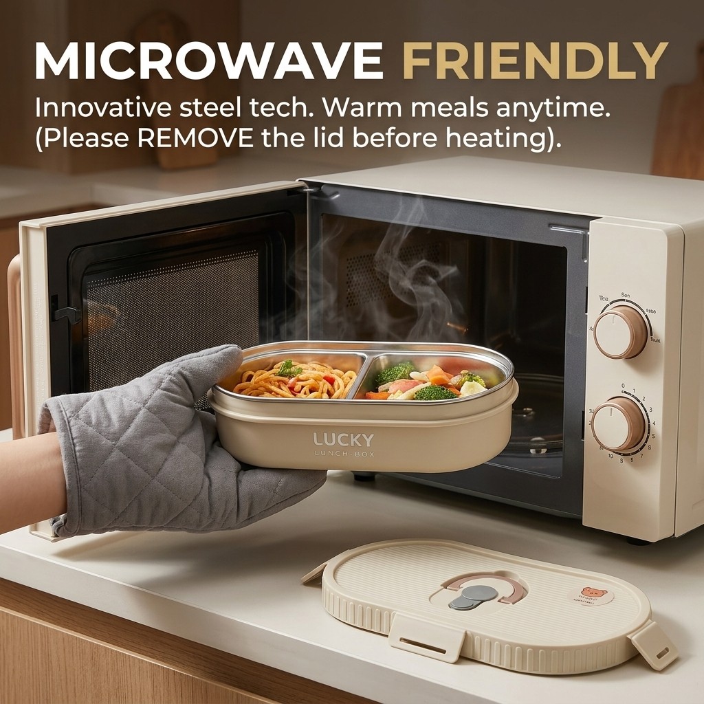 Microwavable 304 Stainless Ste - Meal Prep Box recension och pris