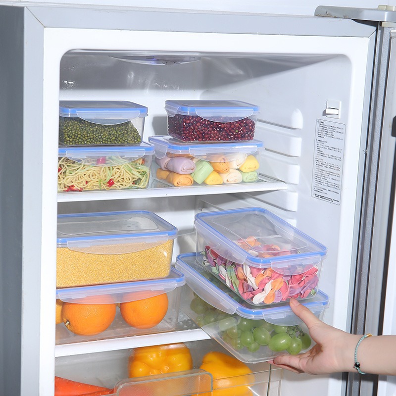 Rectangular Airtight Plastic L - Meal Prep For Office recension och pris