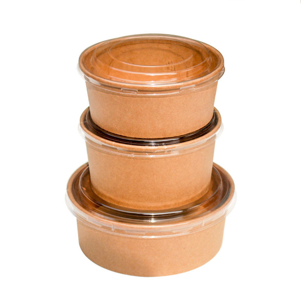 20Pcs Kraft Paper Bowls Leakpr - Meal Prep Box recension och pris
