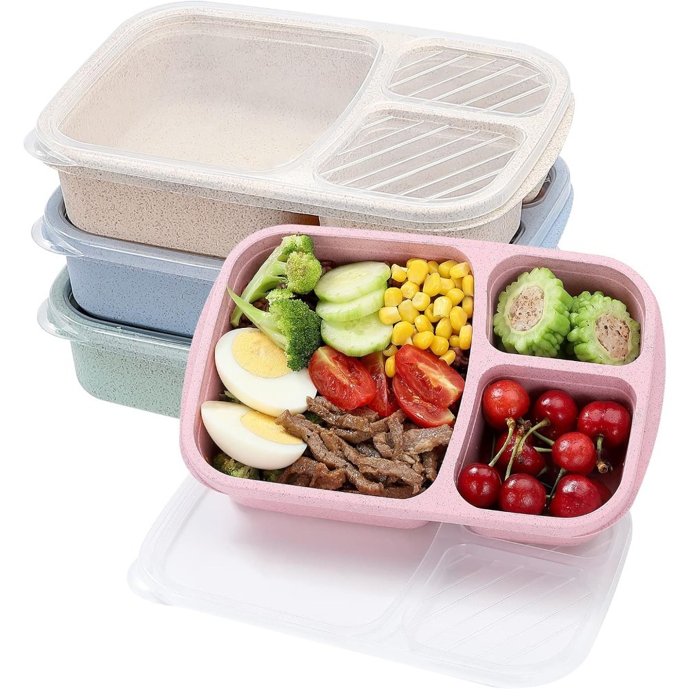 1 Bento Box Lunch Box for Kids - Meal Prep Box recension och pris