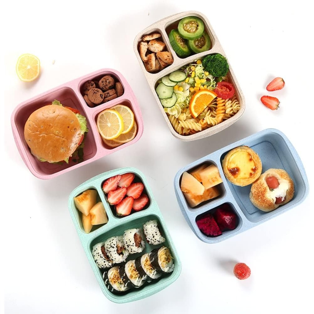 1 Bento Box Lunch Box for Kids - Meal Prep Box recension och pris