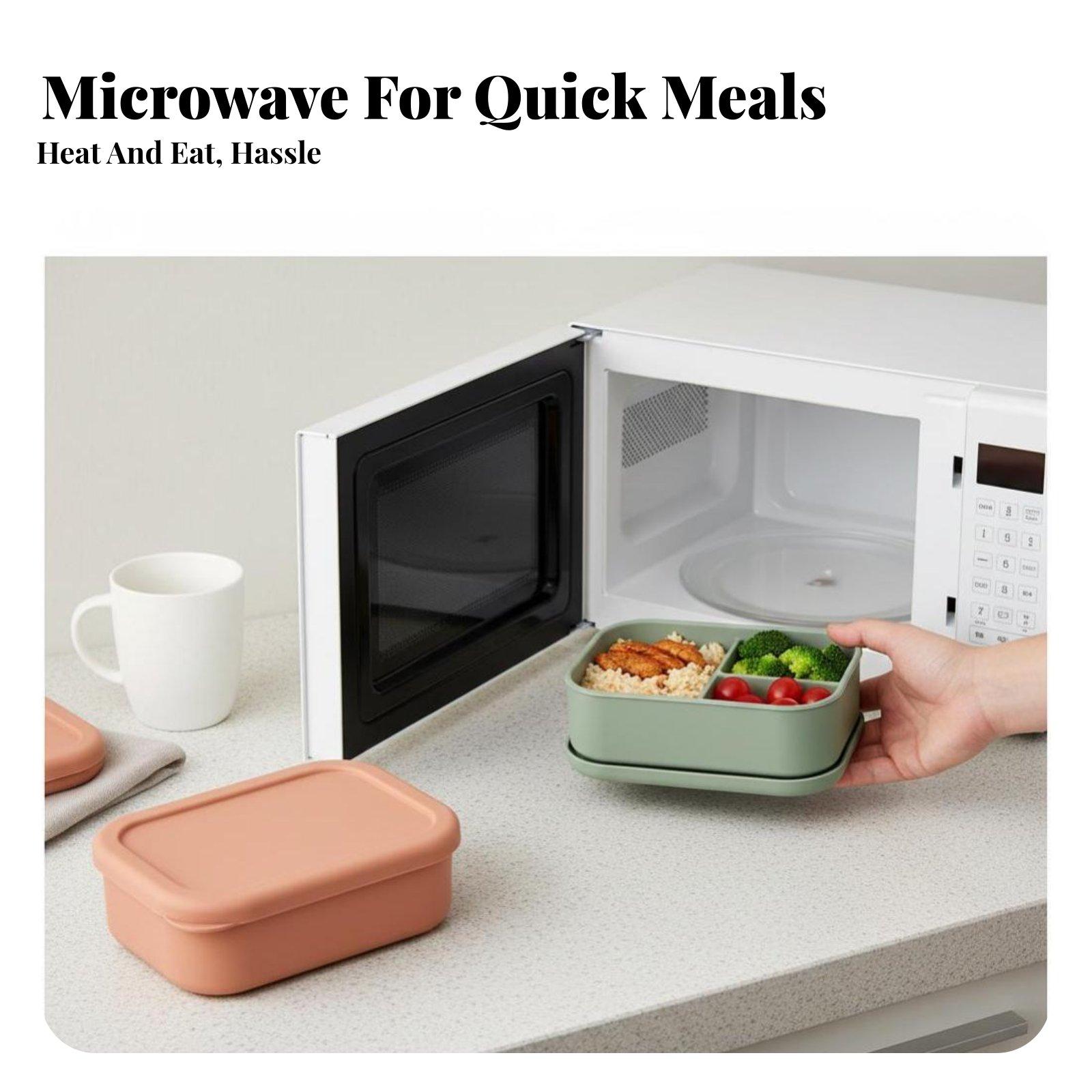Food Grade Silicone Lunch Box, - Meal Prep For Office recension och pris