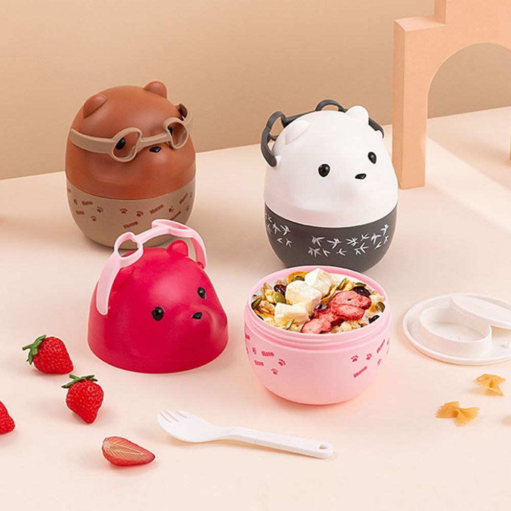 1Pcs New Eyeglass Bear Thermal - Meal Prep Box recension och pris