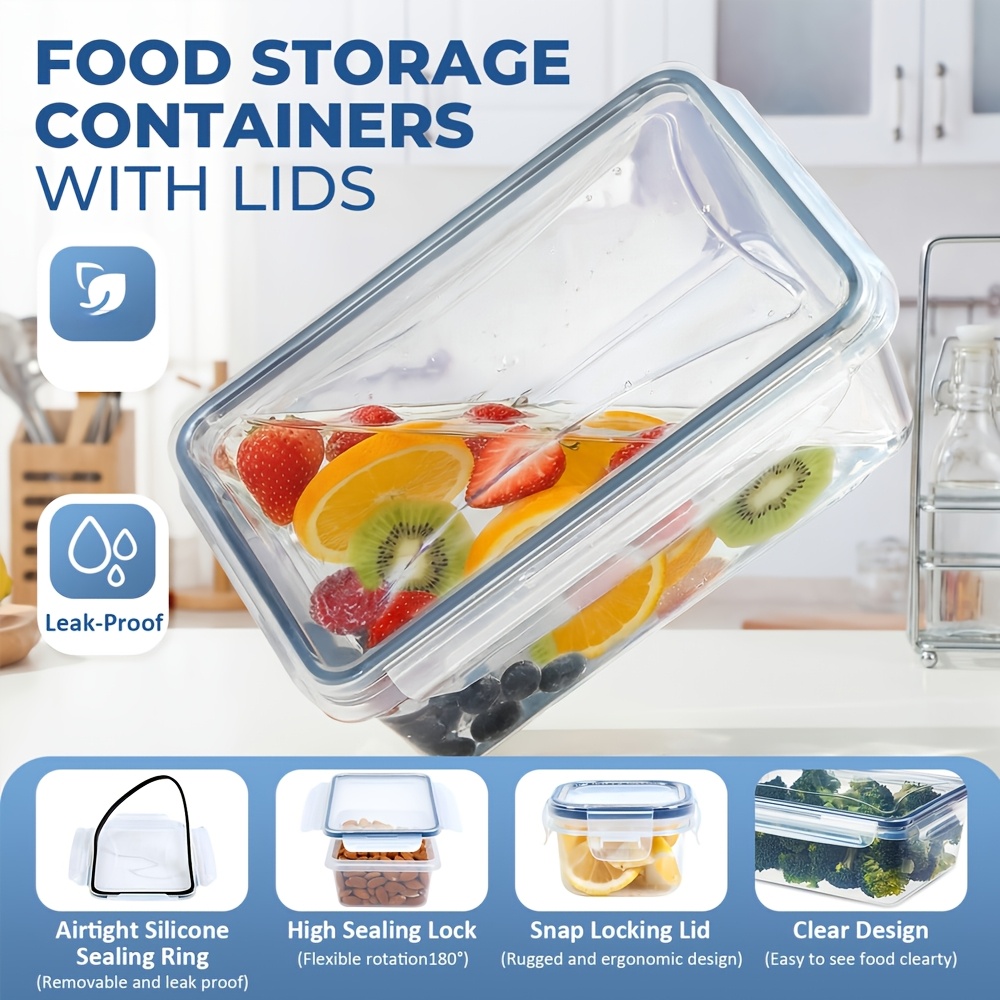 1PC Airtight Food Storage Cont - Meal Prep Box recension och pris