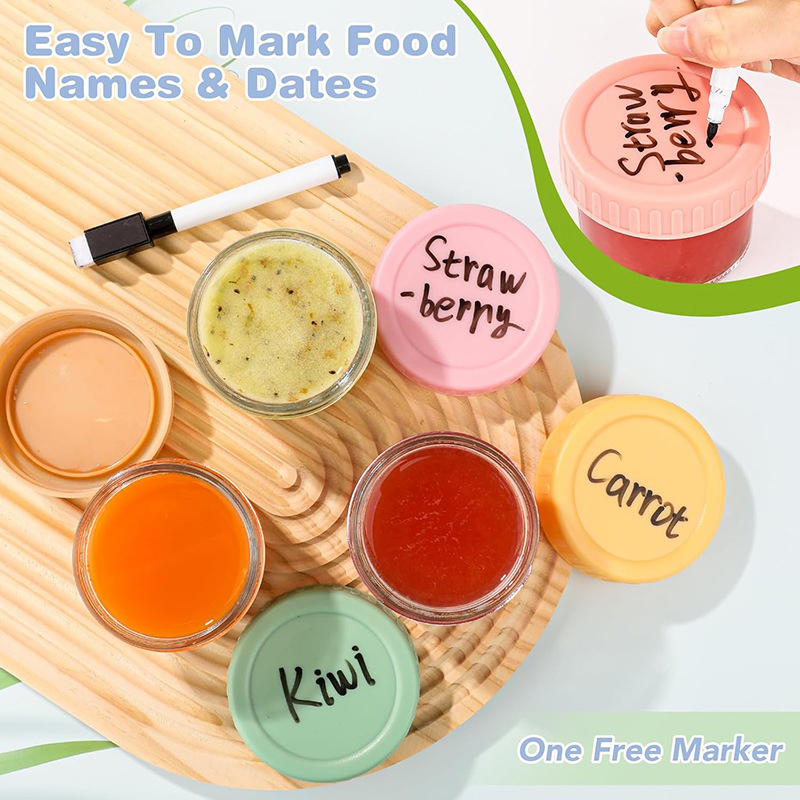 6 Pack Food Storage Containers - Meal Prep Juice Bottles recension och pris