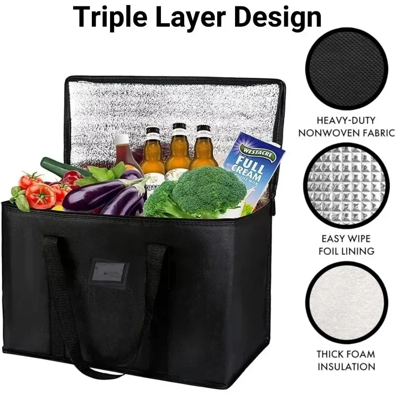 Insulated Cooler Bag, Large Ca - Meal Prep Bag recension och pris