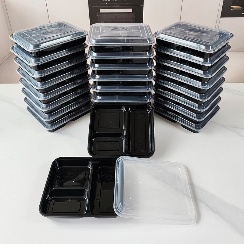 3-Compartment 34 Oz/1000 Ml, 1 - Meal Prep For Office recension och pris